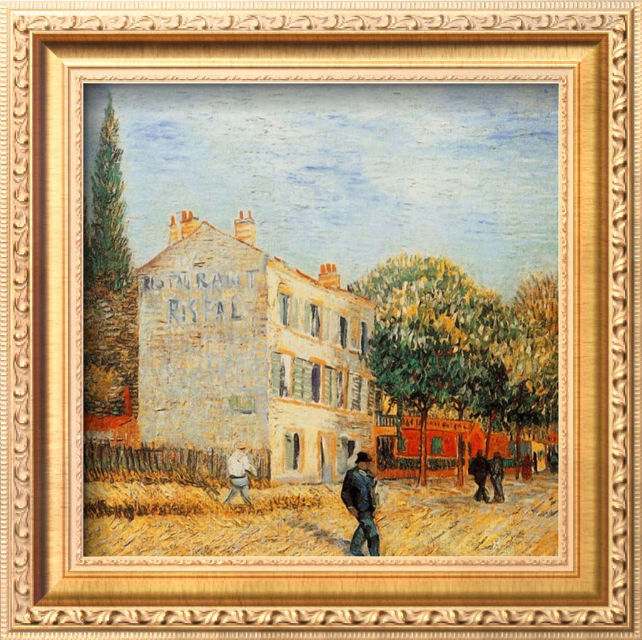 Le Restaurant Rispal A Asniere By Vincent Van Gogh